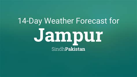 Jampur Weather Forecast .